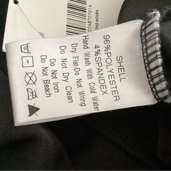 NWT wide leg self tie dress pants (L) - Picture 6 of 7